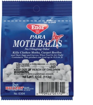 Enoz No Clinging Odor Para Moth, Closet, Balls 4 oz, - 4 Pack - Image 3