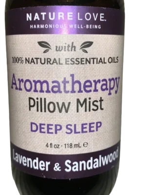 NATURE LOVE SWEET DREAMS AROMATHERAPY LAVENDER & SANDALWOOD PILLOW MIST 4 OZ - Image 3