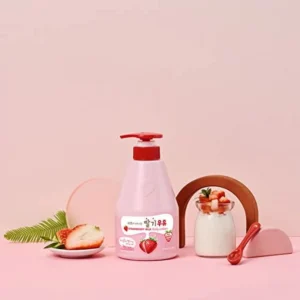 Kwailnara Strawberry Milk Body Lotion 19.75 oz - Image 3