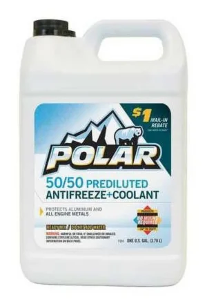 Polar 50/50 Prediluted Antifreeze Coolant, protection all in one - 1 Gallon - Image 2