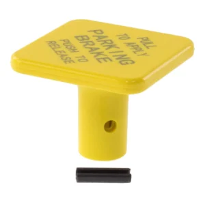 World American WA248433 - Air Brake Valve Control Knob - Yellow, Push/Pull, 3/8" Shaft, Pin - Image 3