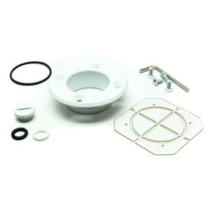 Monsoon MMRS Fill/Drain Port Cap (MMRS-FDP-RC), Round, White