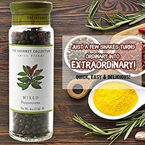 The Gourmet Collection Spice Blends - Mixed Peppercorns 4 oz - 156 Servings