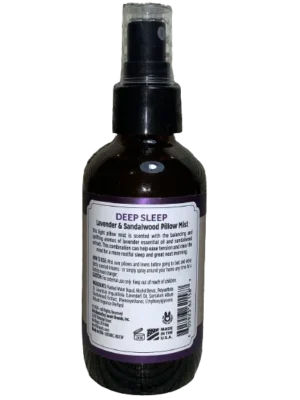 NATURE LOVE SWEET DREAMS AROMATHERAPY LAVENDER & SANDALWOOD PILLOW MIST 4 OZ - Image 4