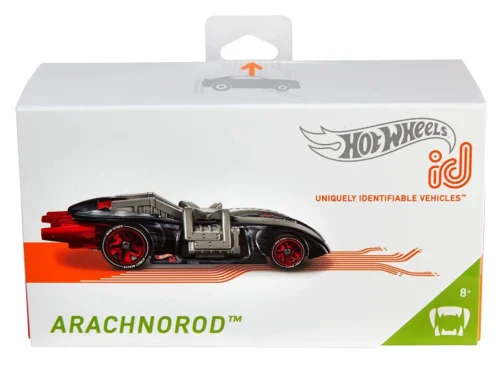 Hot Wheels id (2018) Mattel Arachnorod Black Toy Race Car Vehicle