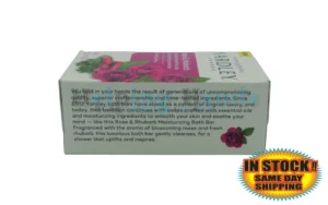 3 Yardley ROSE & RHUBARB Soap LIMITED EDITION 4.25oz W/ ESSENTIAL OIL Moisturizing Bath Bar - Image 3