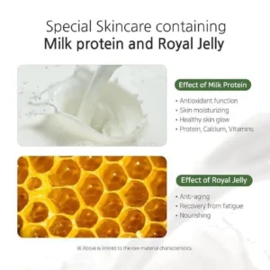 Kwailnara Peach Milk Softening Vitality Body Lotion Imported Korea 19.75oz - Image 4