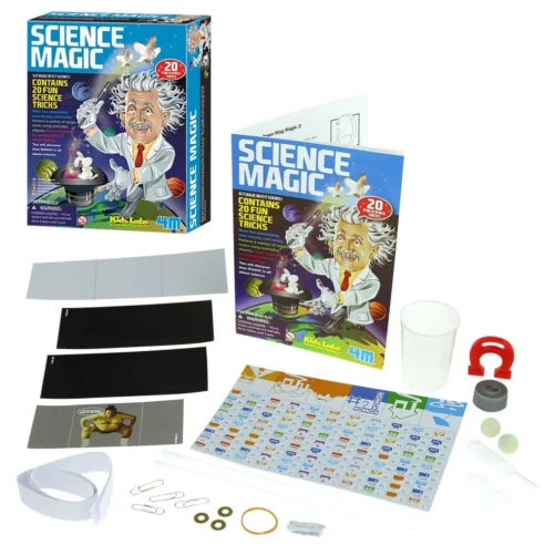 KidzLabs Science Magic - Perform 20 Science Magic Tricks Using Everyday Objects