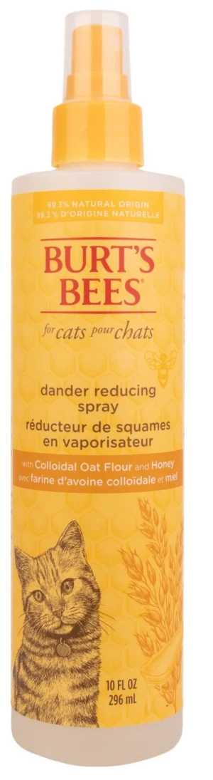 Burt's Bees Cat Natural Dander Reducing Spray with Soothing Colloidal Oat Flour & Aloe Vera - Image 2