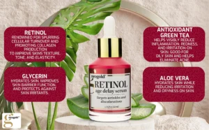 Neogold Retinol Age Delay Serum for Wrinkles and Discoloration 2 fl oz (59mL) - Image 2