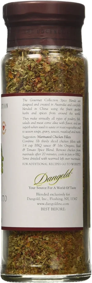 The Gourmet Collection Spice & Seasoning Blend Oregano Basil & Tomato 2.3oz - Image 3