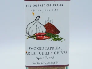 Large The Gourmet Collection Smoked Paprika Garlic Chili Chives Spice Blend 6.35 oz - Calorie Free - Image 3