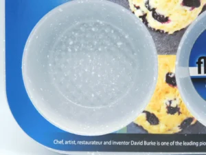 David Burke Kitchen Commerical Weight 12 Cup Muffin Pan 2.75 x 1.25 Gray - Image 5