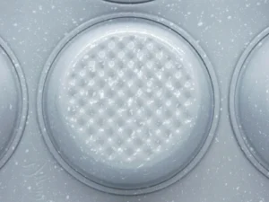 David Burke Kitchen Commerical Weight 12 Cup Muffin Pan 2.75 x 1.25 Gray - Image 4