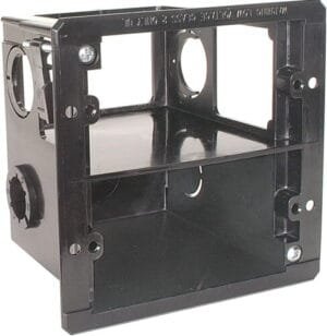 Arlington Industries Arlington LVDR2 2-Gang Combo Electrical/Low-Voltage Box - Image 4