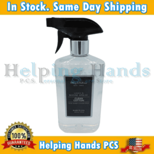 Abbey & Sullivan Linen & Room Spray *Clean Cotton* With Essential Oil Long Lasting 20oz