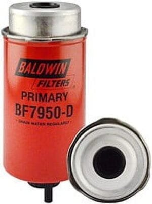 Baldwin Filters Heavy-Duty BF7950-D Fuel Filter,7-21/32 x 3-1/2 x 7-21/32 In