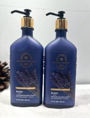 2 Bath & Body Works Aromatherapy Sleep Lavender & Vanilla Body Lotion, 6.5 fl oz