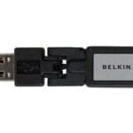 Belkin Flexible USB Cable Adapter - USB adapter - USB (M) to USB (F) - black