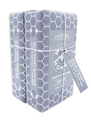Castelbel - Goat's Milk - Gift Set of Two Wild Honey Scented Bath Soap For Men (2 x 7 oz.)