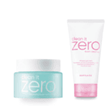 Clean it Zero First Signs of Aging Double Foam Cleansing, Balm Bundle