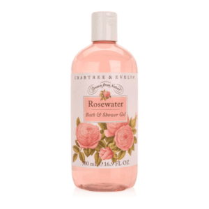 Crabtree & Evelyn Bath and Shower Gel, Rose water, 16.9 Fl Oz
