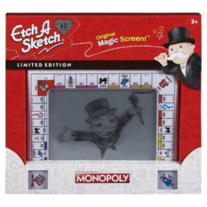 Etch A Sketch Classic, Monopoly Limited-Edition Drawing Toy with Magic Screen