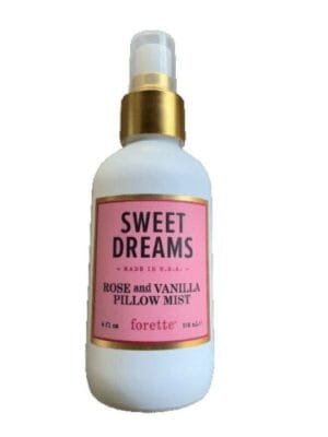 Forette Aromatherapy Pillow Spray Mist - Rose + Vanilla 4oz Spray - Sweet Dreams