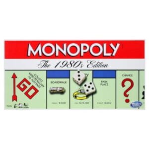 Family Game Night Favorite: Monopoly 1980's Edition with Classic Components