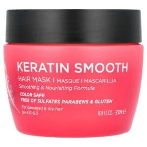 Luseta Keratin Smooth Hair Mask Hydrating & Nourishing for Dry Damaged Hair 16.9 oz
