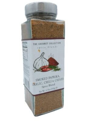 Large The Gourmet Collection Smoked Paprika Garlic Chili Chives Spice Blend 6.35 oz - Calorie Free