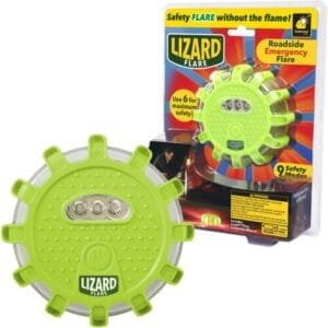 Lizard Flare 360° Roadside Emergency LED Flare, 15 LED Lights - 9 Safety Modes