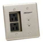 Panamax MIW-POWER-PRO-PFP Power Outlet Faceplate - Silver