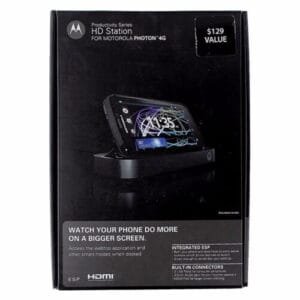 OEM HD Multimedia Station HDMI ESP For Motorola Photon 4G - Black