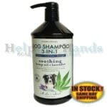 Pet Care 3-In-1 Soothing Lavender Aloe & Oatmeal Dog Detangle Shampoo. 32oz