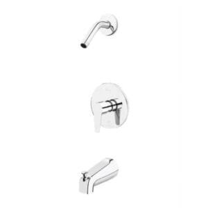Pfister R89-0700 Modern 1-Handle Tub & Shower, Trim Only - Polished Chrome
