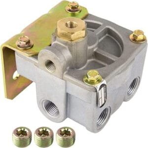 World American WAKN28071 - Air Brake Relay Valve - (2) 1/2" NPT Delivery and Supply, (2) 1/8"