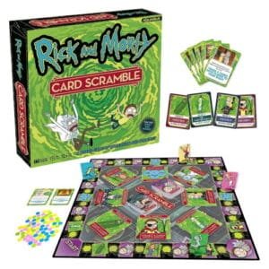 Rick and Morty Card Scramble Strategy And War Games Board Game