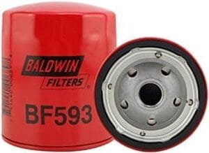 Baldwin Filters Heavy-Duty Secondary Fuel Spin-on Baldwin BF593 Fits 1981 CHEVROLET C6000