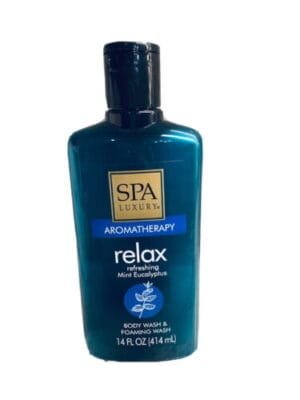 Spa Luxury Aromatherapy Refreshing Mint Eucalyptus Foaming Body Wash For Woman 14 Fl oz