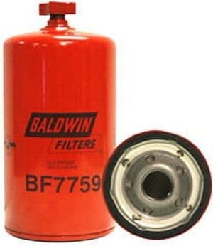 Baldwin Filters Heavy-Duty Stainless Steel Mesh Fuel Strainer with Drain Baldwin BF7759