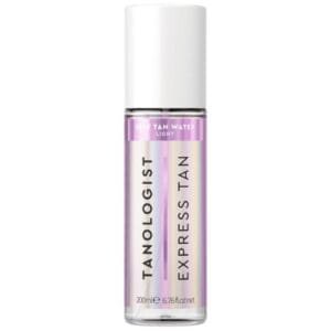 Tanologist Express Self Tan Lightweight Water Based Self Tanner 200 ml Bottle Light Tan