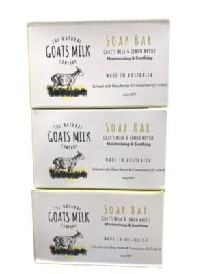 3 Goats Milk Company Soap Bar Goat's Milk & Lemon Moisturizing & Soothing