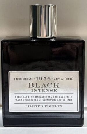 Tru Fragrance 1956 Black Intense Eau De Cologne 3.4oz - Limited Edition