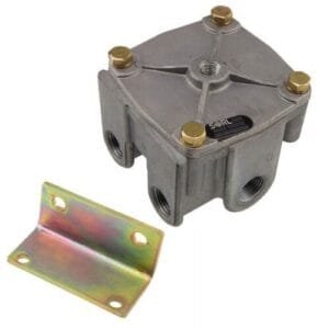 World American WA65125 - Air Brake Relay Valve - R-12 Type, (2) 1/2" NPT 5.5 PSI - Image 4