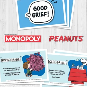 Monopoly Family Board Game Peanuts Version Snoopy Lucy Charlie Brown - Image 3