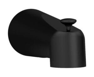 Dia Diverter Tub Spout in Matte Black - 7" length 352TS-MB