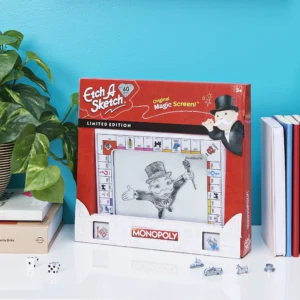 Etch A Sketch Classic, Monopoly Limited-Edition Drawing Toy with Magic Screen - Image 3
