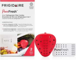 Frigidaire Pure Fresh 2-in-1 Refrigerator Air Filter Combo, 2 Air Filter Fruits and Veggie Savers - Image 2