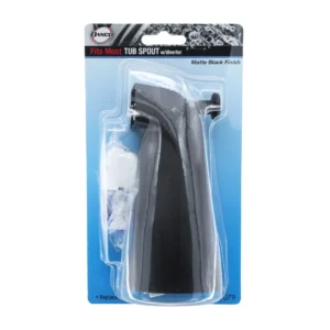 Danco Universal Bathroom Tub Spout with Diverter in Matte Black, 0.7 lbs. 11079 - Image 4